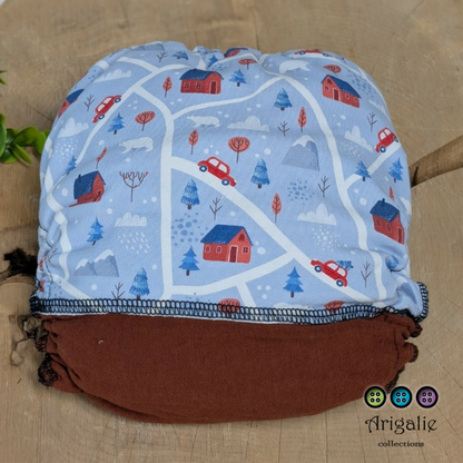 ERIKA | Culotte enfilable absorbante/Couche moulée | Taille Medium 12-45 livres - prêt à partir