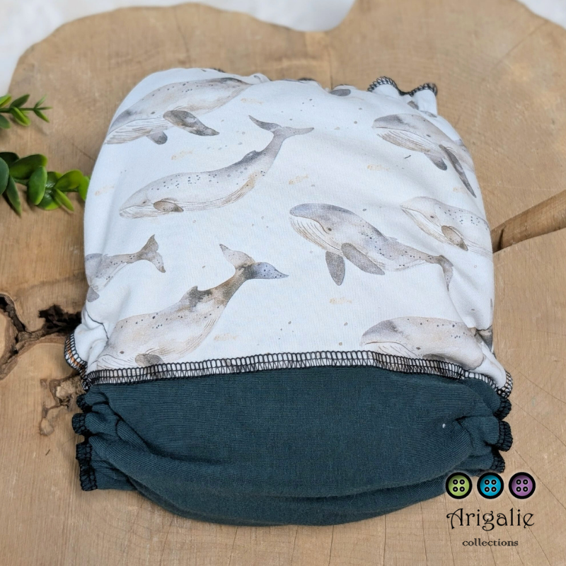 ERIKA | Culotte enfilable absorbante/Couche moulée | Taille Medium 12-45 livres - prêt à partir