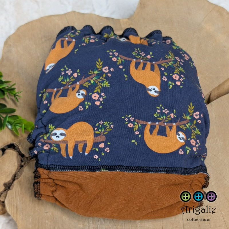 ERIKA | Culotte enfilable absorbante/Couche moulée | Taille Medium 12-45 livres - prêt à partir