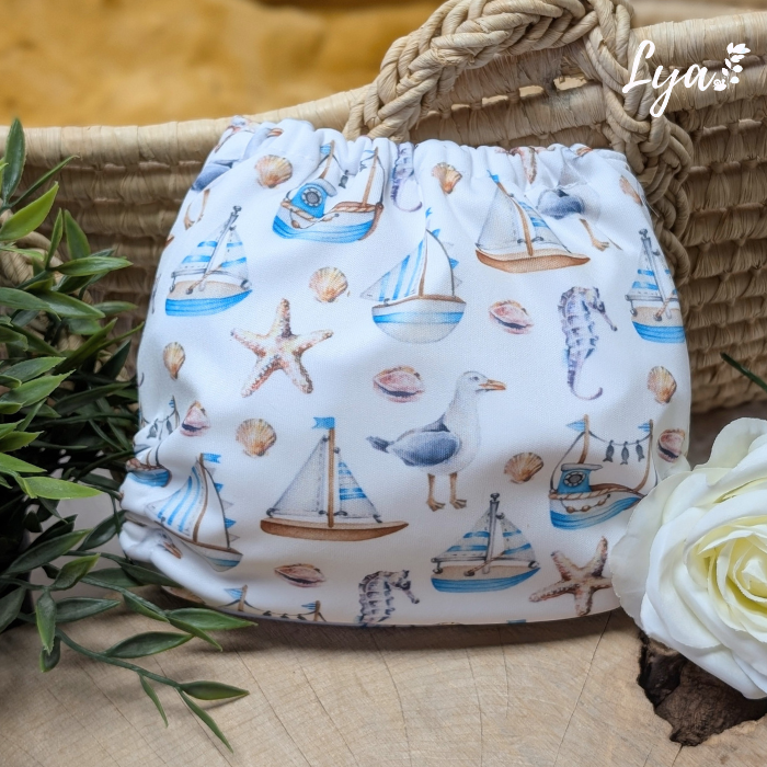 COUCHE À POCHE | couche lavable à poche | Taille unique | LYA  - prête à partir