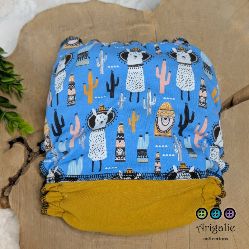 ERIKA | Culotte enfilable absorbante/Couche moulée | Taille Medium 12-45 livres - prêt à partir