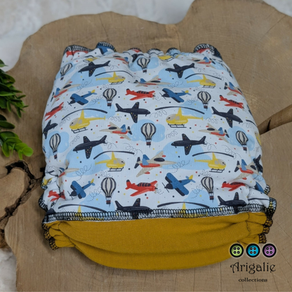 ERIKA | Culotte enfilable absorbante/Couche moulée | Taille Medium 12-45 livres - prêt à partir