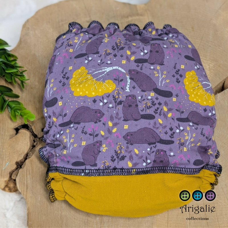 ERIKA | Culotte enfilable absorbante/Couche moulée | Taille Medium 12-45 livres - prêt à partir