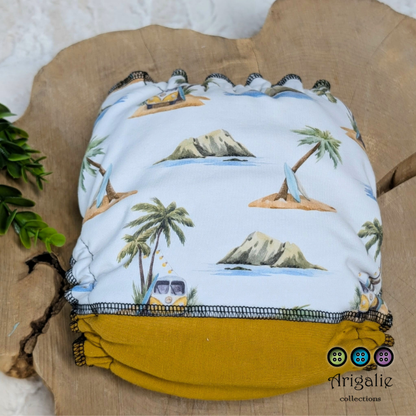 ERIKA | Culotte enfilable absorbante/Couche moulée | Taille Medium 12-45 livres - prêt à partir