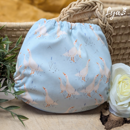 COUCHE À POCHE | couche lavable à poche | Taille unique | LYA  - prête à partir