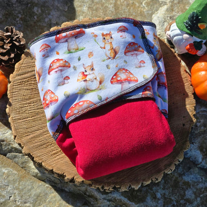ADÈLE | PRÉPLATE | Couche lavable pré-boostée pré-assemblée | Taille Medium - prêt à partir