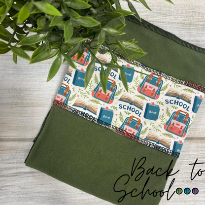 ARIGAFOUF ARIANE CARRÉE | Bambou/Coton | Couche plate bande à motif - prêt à partir