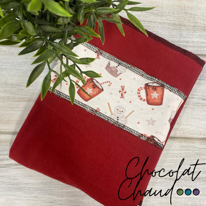 ARIGAFOUF ARIANE CARRÉE | Bambou/Coton | Couche plate bande à motif - prêt à partir