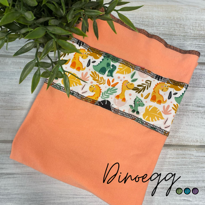 ARIGAFOUF ARIANE CARRÉE | Bambou/Coton | Couche plate bande à motif - prêt à partir