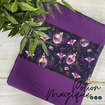 ARIGAFOUF ARIANE CARRÉE | Bambou/Coton | Couche plate bande à motif - prêt à partir