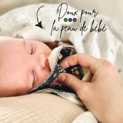 ARIGALYA | MOTIF JUILLET DOUCES LIBELLULES | ARIGALINGETTES/MOUCHOIRS LAVABLES - sur commande