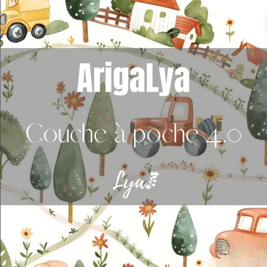 ARIGALYA | MOTIF SEPTEMBRE CAMPAGNE | COUCHE À POCHE LYA 4.0 - sur commande