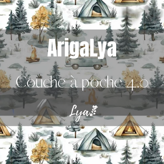 ARIGALYA | MOTIF SEPTEMBRE CAMPING | COUCHE À POCHE LYA 4.0 - sur commande