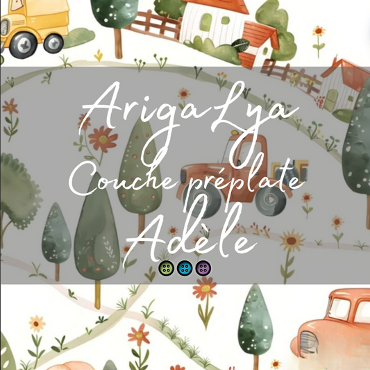 ARIGALYA | MOTIF SEPTEMBRE CAMPAGNE | PRÉPLATE ADÈLE - sur commande