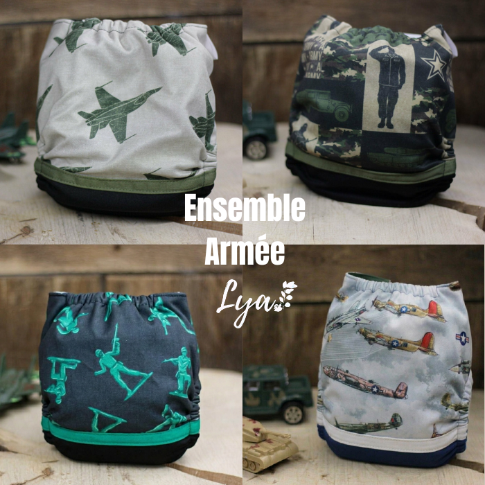 ENSEMBLE PRÉDÉFINI | COUCHE À POCHE LYA  - prêt à partir