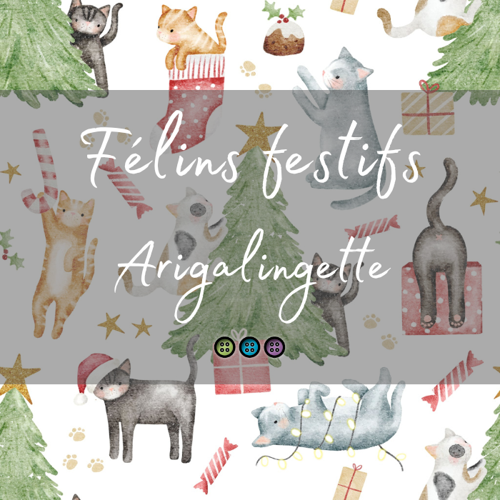 COLLECTION FÉÉRIE HIVERNALE | FÉLINS FESTIFS | ARIGALINGETTE - sur commande