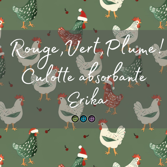 COLLECTION FÉÉRIE HIVERNALE | ROUGE,VERT,PLUME! | ERIKA - sur commande