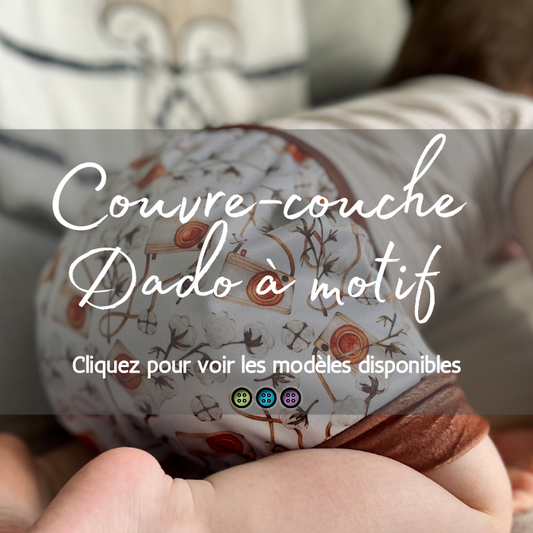 COUVRE-COUCHE | DADO | À MOTIF - prêt à partir
