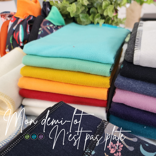 LOTS ÉCONOMIQUES | CE DEMI-LOT N'EST PAS PLATE! | COUCHES PLATES - sur commande