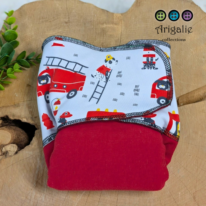 ADÈLE | PRÉPLATE | Couche lavable pré-boostée pré-assemblée | Taille Medium - prêt à partir