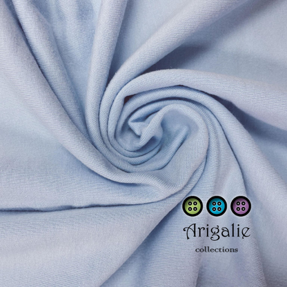 ARIANE DEMI-PLATE FRENCH TERRY | Bambou/Coton | Couche plate en French terry - Prêt à partir