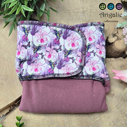 ADÈLE | PRÉPLATE | Couche lavable pré-boostée pré-assemblée | Taille Small - prêt à partir