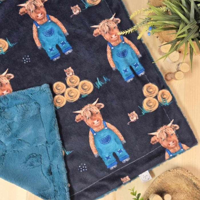 COUVERTURE À FOURRURE | Boeuf à la ferme  - prêt à partir