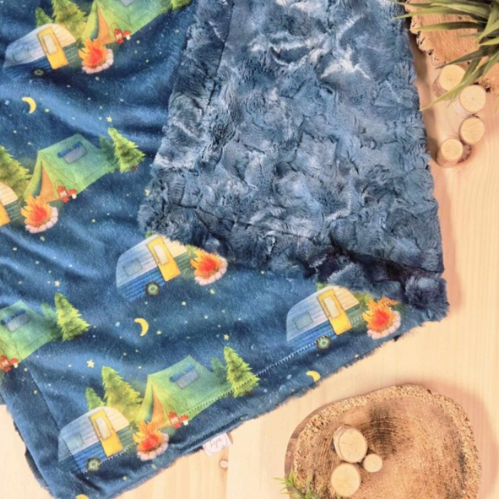 COUVERTURE À FOURRURE | Camping de nuit - prêt à partir