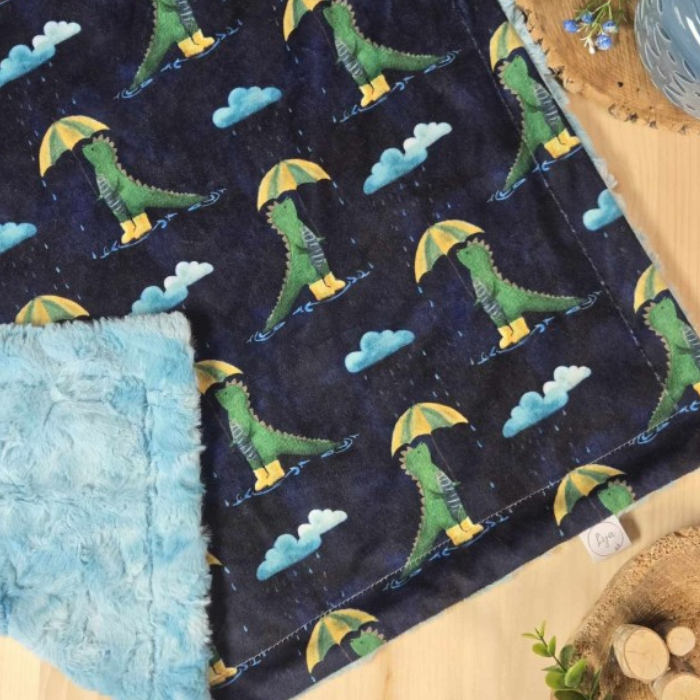 COUVERTURE À FOURRURE | Croco pluie - prêt à partir