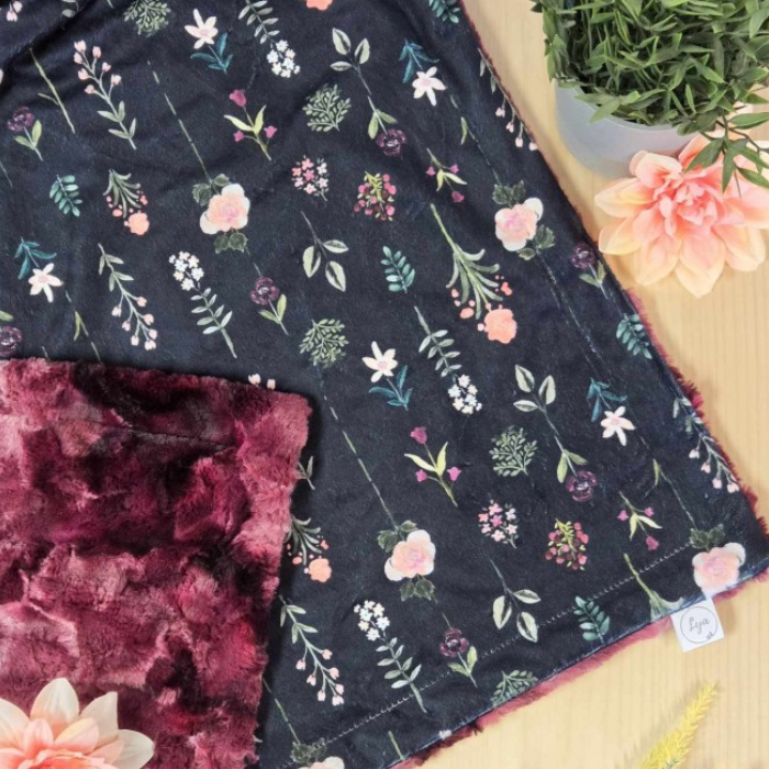 COUVERTURE À FOURRURE | Jardin de nuit - prêt à partir