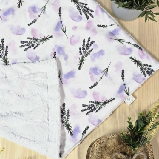 COUVERTURE À FOURRURE | Lavande - prêt à partir