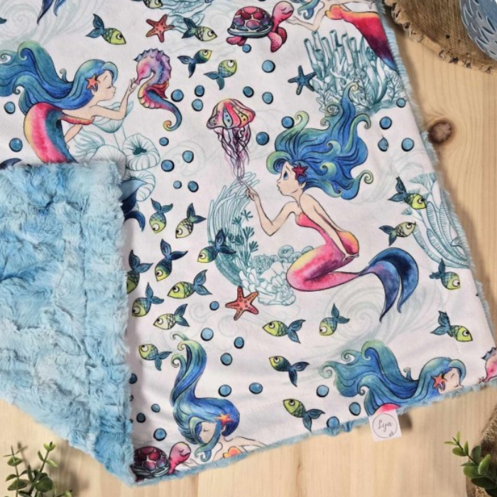 COUVERTURE À FOURRURE | Sirène - prêt à partir