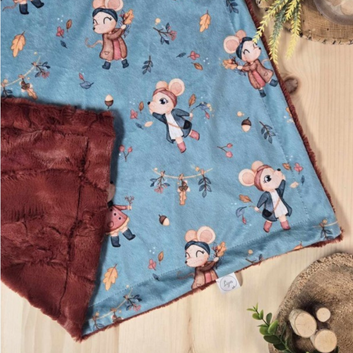 COUVERTURE À FOURRURE | Souris d'automne - prêt à partir