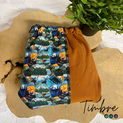 ERIKA | Culotte enfilable absorbante/Couche moulée | Taille Large 40-100 livres - prêt à partir