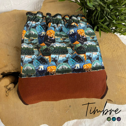 ERIKA | Culotte enfilable absorbante/Couche moulée | Taille Large 40-100 livres - prêt à partir