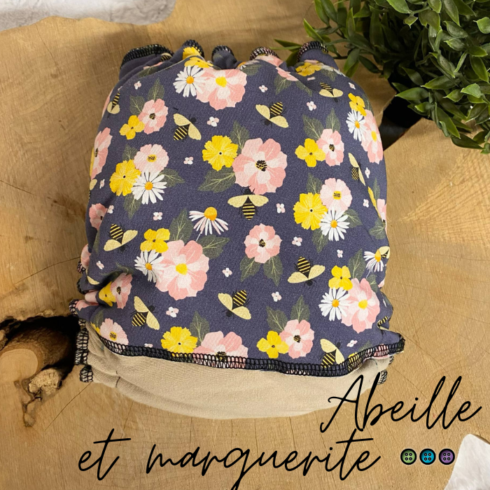 ERIKA | Culotte enfilable absorbante/Couche moulée | Taille Medium 12-45 livres - prêt à partir