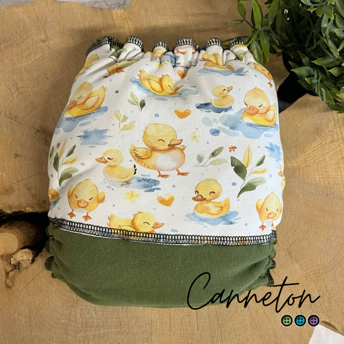 ERIKA | Culotte enfilable absorbante/Couche moulée | Taille Medium 12-45 livres - prêt à partir
