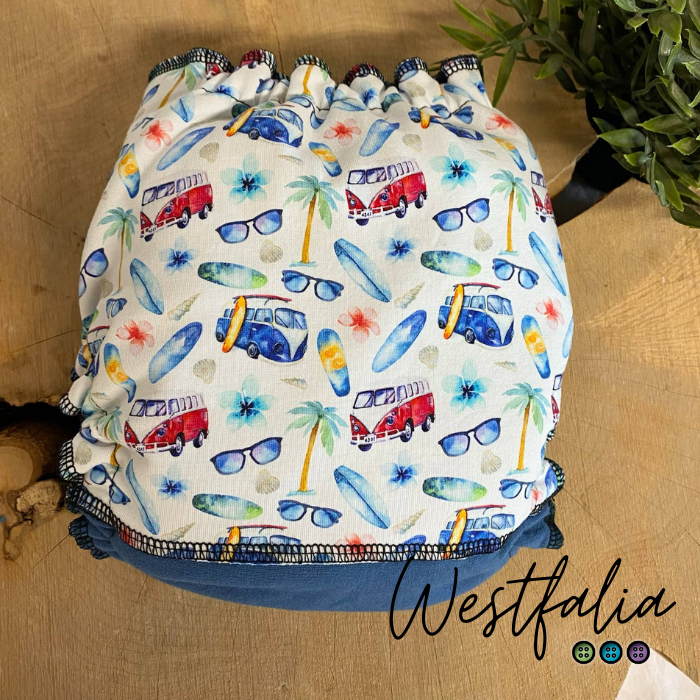 ERIKA | Culotte enfilable absorbante/Couche moulée | Taille Medium 12-45 livres - prêt à partir