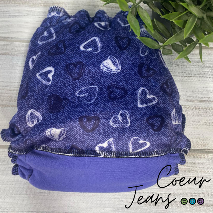 ERIKA | Culotte enfilable absorbante/Couche moulée | Taille Small 6-30 livres - prêt à partir