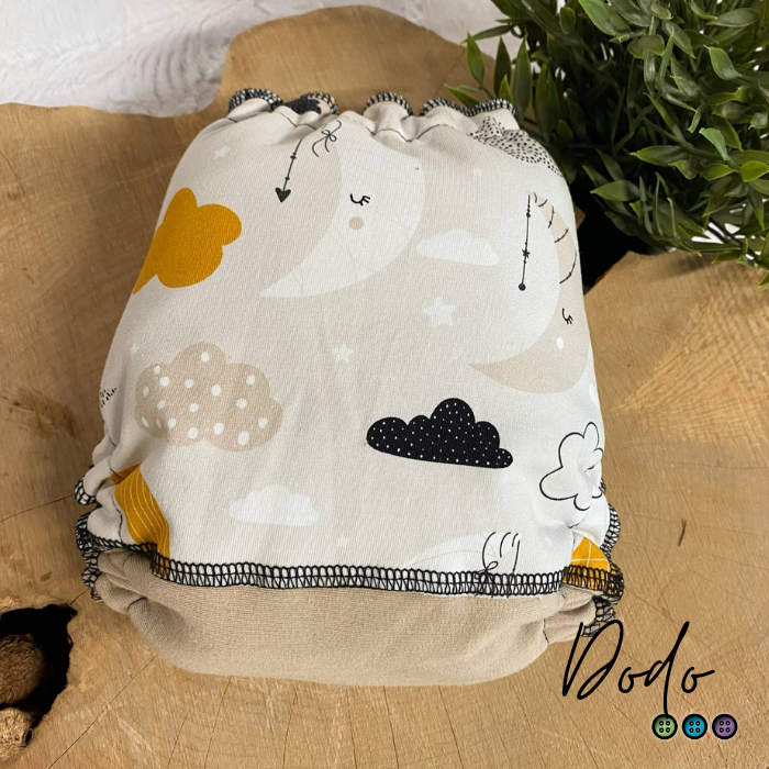 ERIKA | Culotte enfilable absorbante/Couche moulée | Taille Small 6-30 livres - prêt à partir