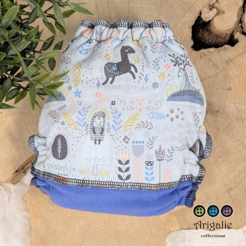 ERIKA | Culotte enfilable absorbante/Couche moulée | Taille Small 6-30 livres - prêt à partir