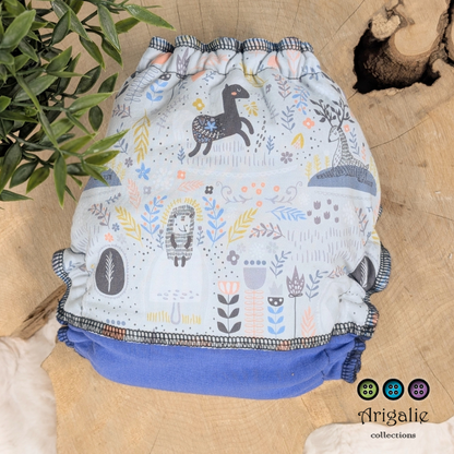 ERIKA | Culotte enfilable absorbante/Couche moulée | Taille Small 6-30 livres - prêt à partir