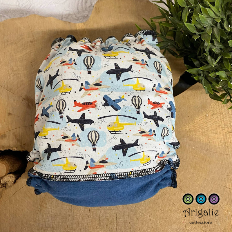 ERIKA | Culotte enfilable absorbante/Couche moulée | Taille Medium 12-45 livres - prêt à partir