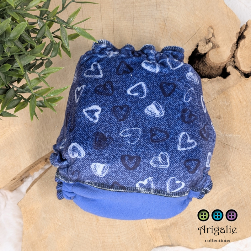 ERIKA | Culotte enfilable absorbante/Couche moulée | Taille Small 6-30 livres - prêt à partir