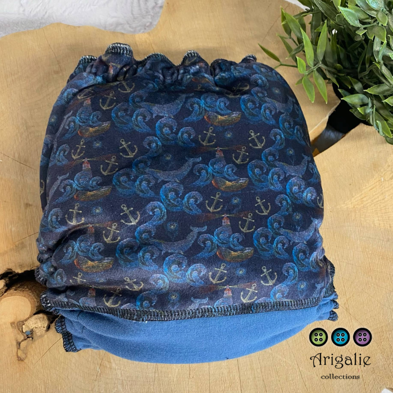 ERIKA | Culotte enfilable absorbante/Couche moulée | Taille Small 6-30 livres - prêt à partir