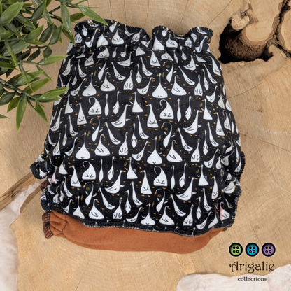 ERIKA | Culotte enfilable absorbante/Couche moulée | Taille Small 6-30 livres - prêt à partir