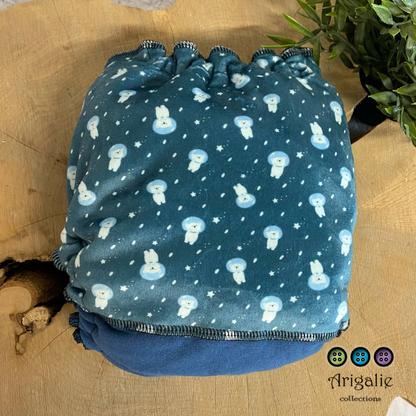 ERIKA | Culotte enfilable absorbante/Couche moulée | Taille Small 6-30 livres - prêt à partir