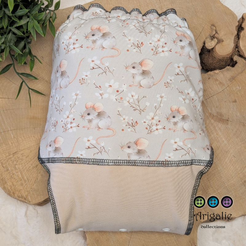 ERIKA | Culotte enfilable absorbante/Couche moulée | Taille Large 40-100 livres - prêt à partir
