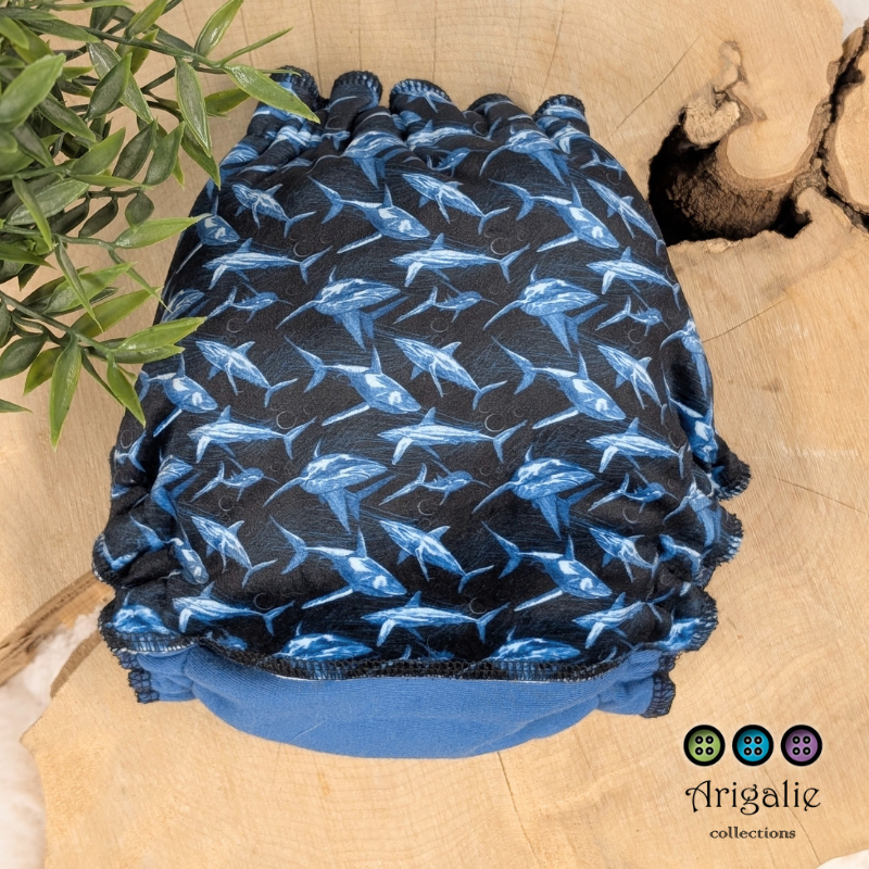 ERIKA | Culotte enfilable absorbante/Couche moulée | Taille Small 6-30 livres - prêt à partir