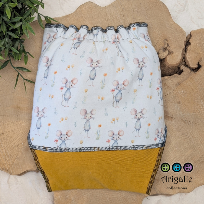 ERIKA | Culotte enfilable absorbante/Couche moulée | Taille Large 40-100 livres - prêt à partir